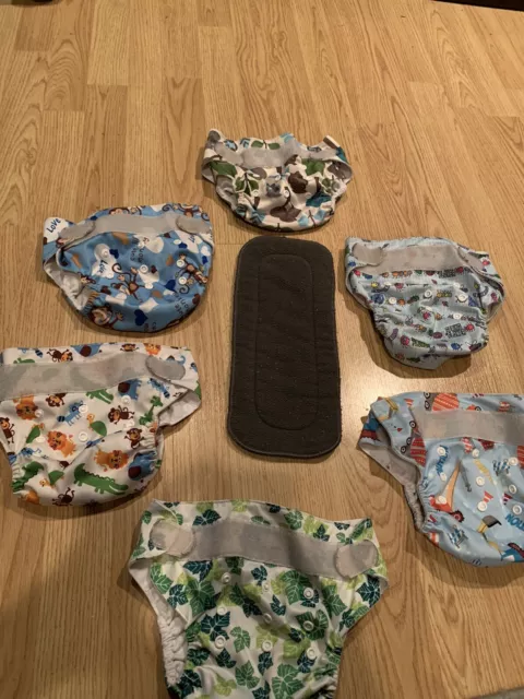 Little Bloom Cloth Diapers Lot washable Bamboo Inserts