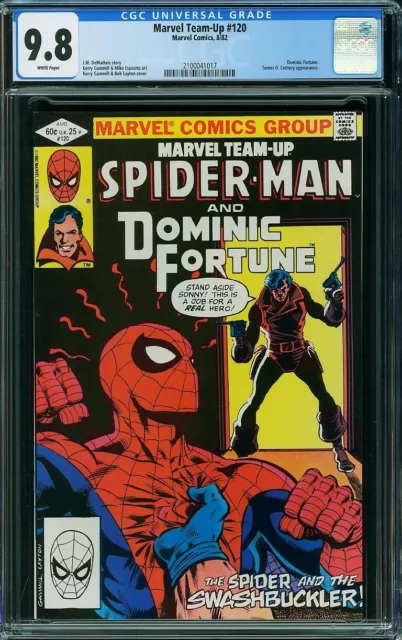 Marvel Team-Up #120 CGC 9.8 White Pages Dominic Fortune Marvel 8/1982