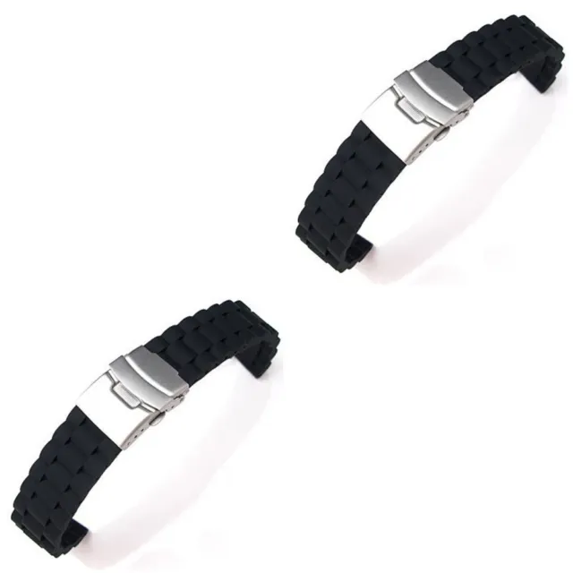 Trousse noire suédine coton et synthétique mélangés - 15 bracelets/montres
