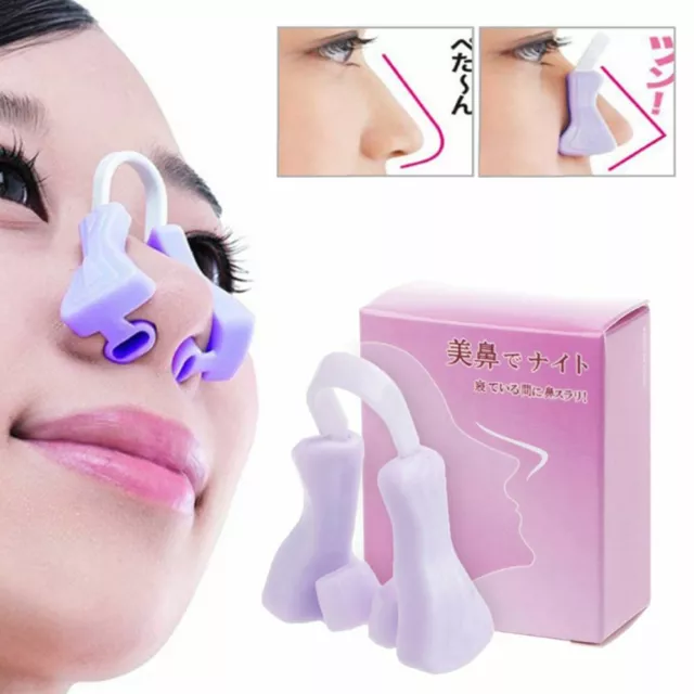 Lifting Shaping Silicone Nose Shaper Nose Clip Corrector Massage Tool Clipper