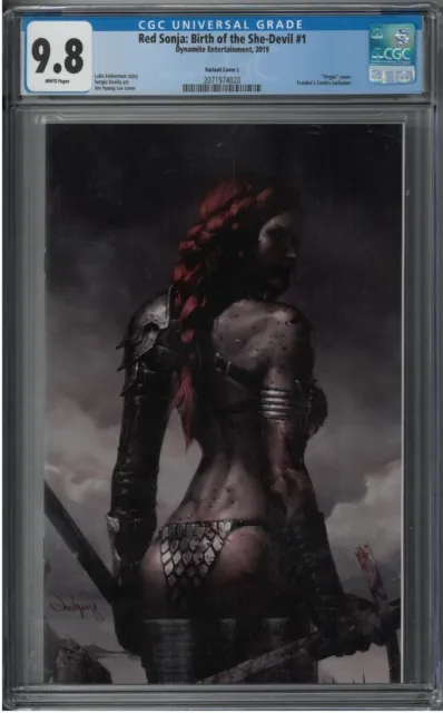 Red Sonja: Birth of the She-Devil #1 - Virgin - CGC 9.8 - Jee Hyung Lee - Bloody