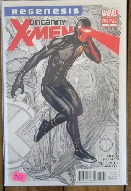 Uncanny X-Men #1 (2012 Marvel Comics) 1:25 Frank Cho Variant Cover ~ High Grade
