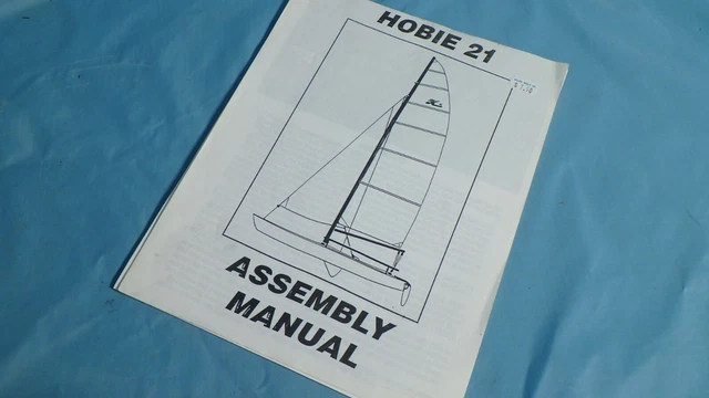 Hobie 21 Assembly Manual  NEW