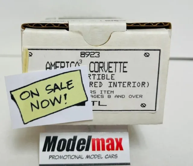 New Original 1992 Corvette C4 America's Cup Edition Promo Model MODELMAX (SALE)