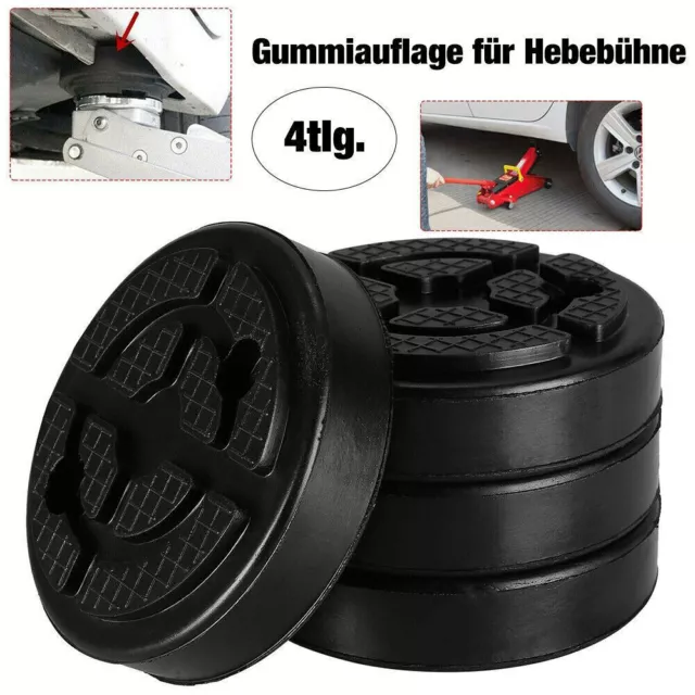 Gummiteller Gummiauflage Wagenheber Rangierwagenheber Hebebühne Satz 4 Stück/Set