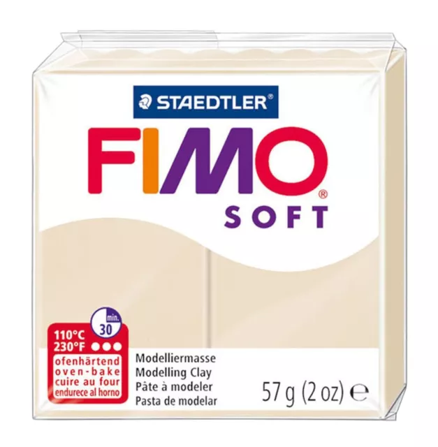 FIMO weicher Polymerofen Modellierton - 57g - 8er Set - Erdtöne 3