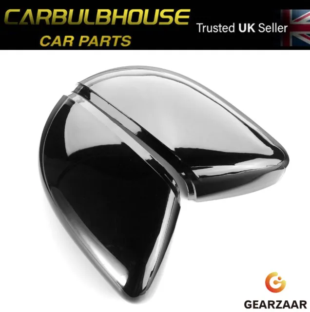 Uk For Vw Golf Mk6 2009-2013 Door Wing Mirror Cover Cap Case Left + Right Side