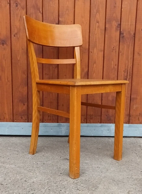 50er Vintage Comedor Silla Francfurt Silla de Cocina Kneipenstuhl 50s