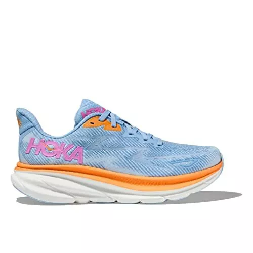 Hoka Chaussures Running - Clifton 9 Airy Bleu / Ice Water (Femme)