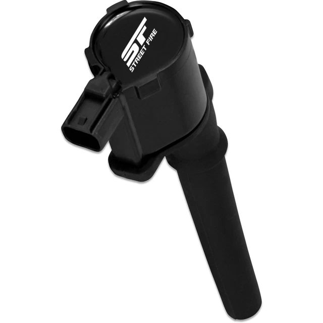 5514 Street Fire Ignition Coil 1999-2014 Ford 4.6L/5.4L 4-valve engines, Black,