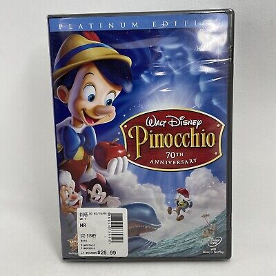 Pinocchio 2 Disc DVD Disney 70th Anniversary Platinum Edition NEW SEALED