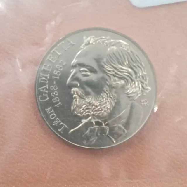 Rare Essai 10 Francs 1982 Gambetta