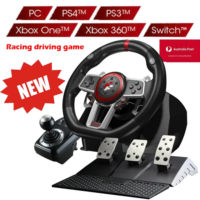 DRIVING RACING GAME Steering Wheel Pedal For PC PS3 PS4 XBOX ONE SWITCH driving-racing-game-steering-wheel-pedal-for-pc-ps3-ps4-xbox-one-switch
