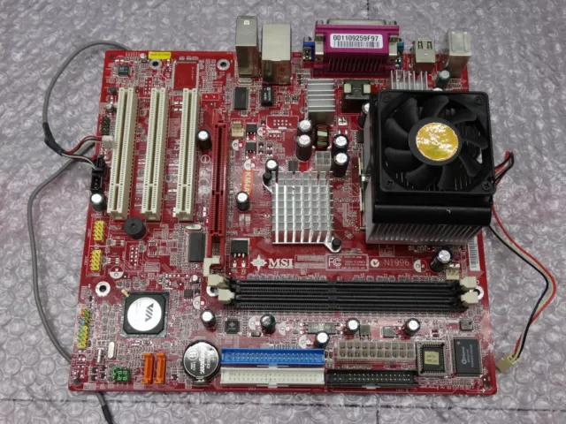 MSI MS 6734 N1996 Motherboard 6734 040 AMD CPU Heatsink 64.79 PicClick
