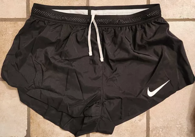 NIKE Pro Elite Lined Brief Running Racing Shorts 2" Mens M Made USA 848901