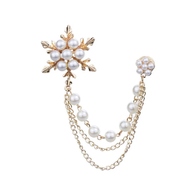 Woman Ice Flower Brooch Breastpin for Women Enamel Brooches