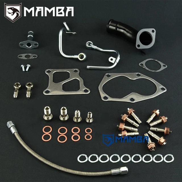 TURBO INSTALL KIT + bolts Mitsubishi 4G63T Lancer EVO 9 EVO 4 5 6 7 8