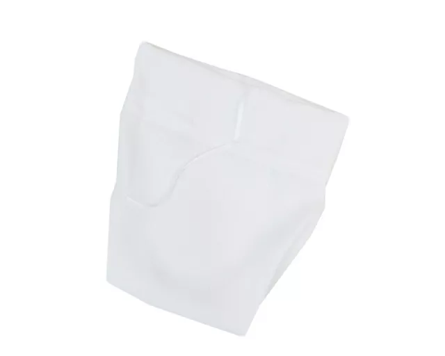 Pz 10 Sacchetto seta crepe grande bianco 10x16cm c/tirante bomboniere fai da te