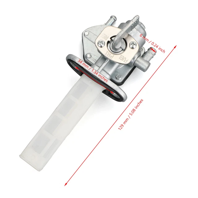 Robinet D'essence Universel Pour Moto - Commutateur De Carburant Métal/plastique - Remplacement Pour Réservoir Moto
