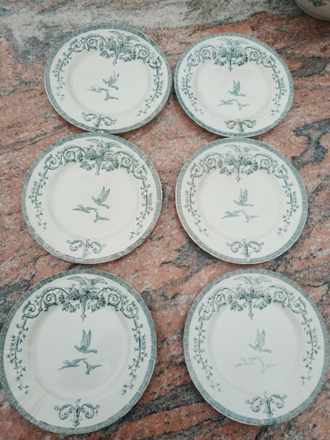 Partie De Dînette Ancienne 13 Pièces - Luneville, Creil, Gien ? Terre De Fer