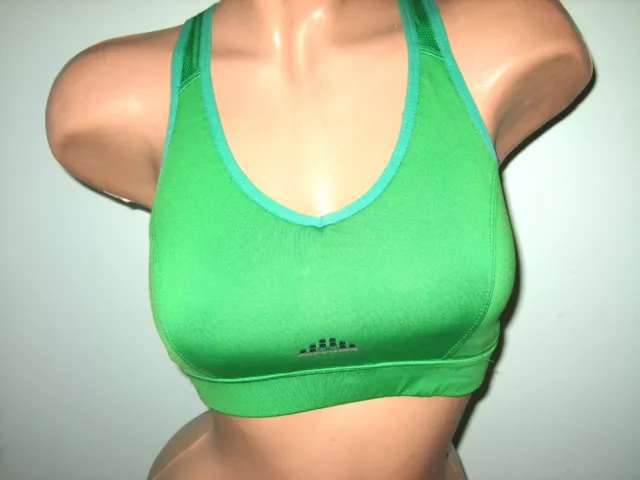 Neu H&M Sporttop Top Sport BH gepolstert 34/36 XS apfel grün Croptop Tanktop