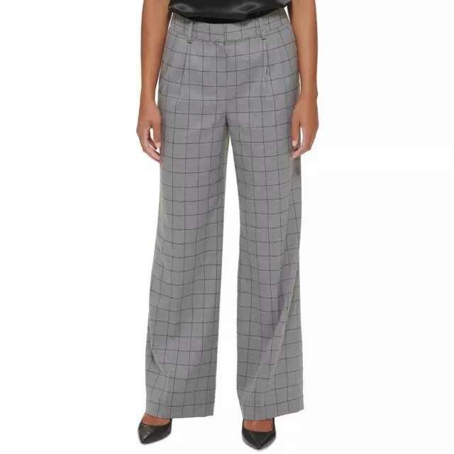 Calvin Klein Womens Wide Leg Business Dress Pants Trousers Petites BHFO 5060