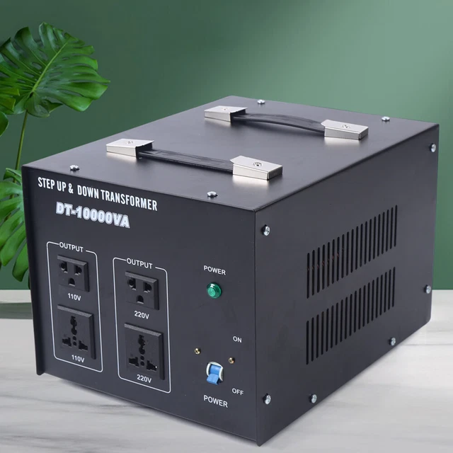 VOLTAGE CONVERTER TRANSFORMER Heavy Duty Step Up/Down 220v to 110v 8000