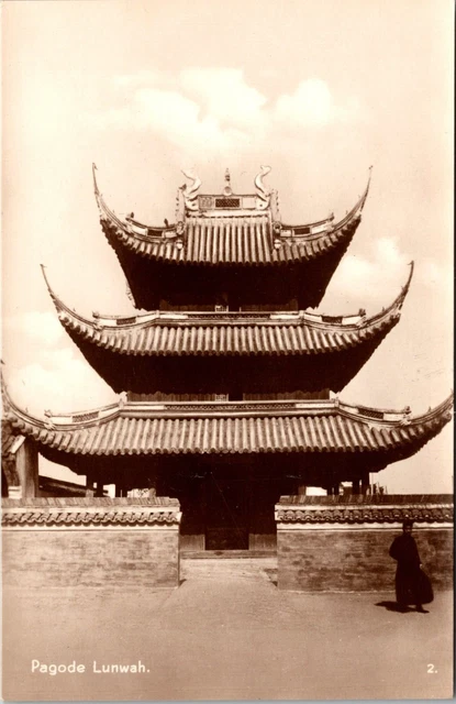 (12) Postcard Set RPPC Old & New Culture China Trinks-Bildkarte Set #723 3