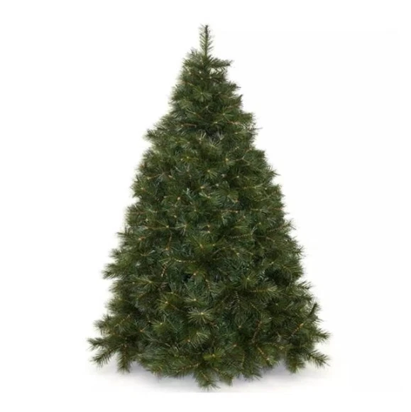 Albero Di Natale Pino Cuore D'Oro 210cm - Super Folto Ecologico Con Base In Ferro - Foto 5