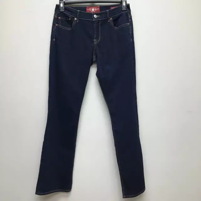 Lucky Brand Womens Sweet N Low Boot Cut Jeans Blue Stretch Pockets Denim 6/28 L