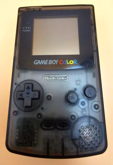 Nintendo Game Boy Color GBC Transparent Schwarz **Neuwertig**