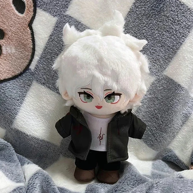 Nagito Komaeda Plush Mini Figures  Cartoon Figure Plush Doll 20CM Height