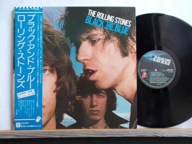 THE ROLLING STONES BLACK AND BLUE  Made in Japan + obi + inserts