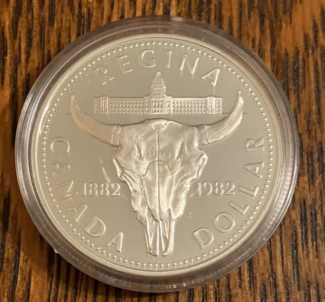 1982 Canadian Silver $ - 100th Ann of Regina