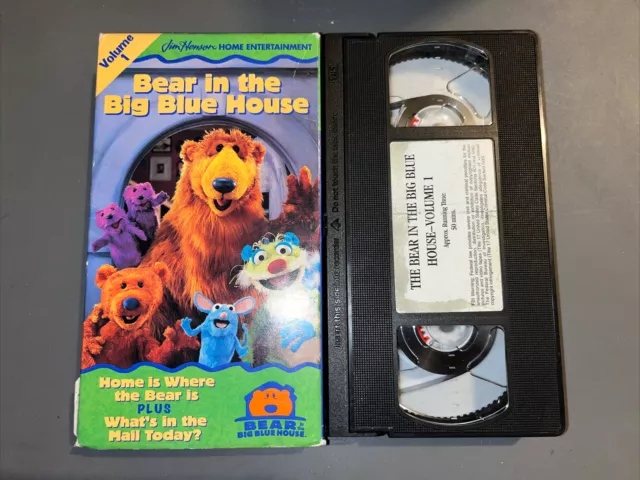 NICK JR BEAR Big Blue House Home Is Where Mail Today VHS Tape BUY 2 GET ...