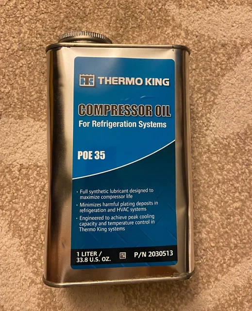 Thermo King (POE 35) 203-515 2030515 Compressor Oil Refrigeration Systems 1L