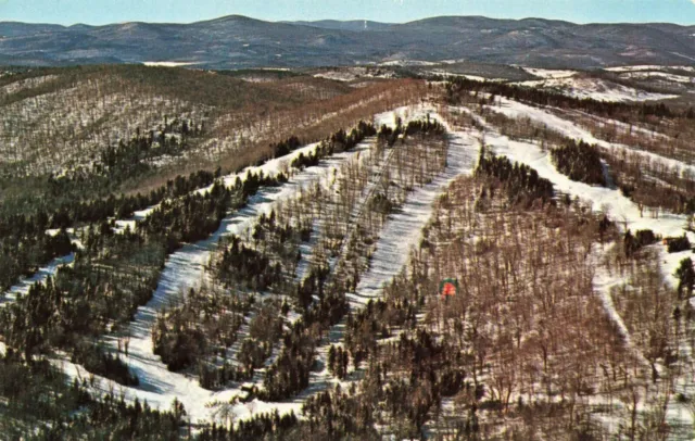 Postcard Hogback Mountain Ski Area Vermont