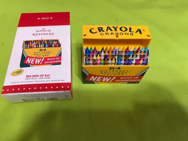Hallmark Keepsake Ornament Big Box of 64! Crayola Crayons
