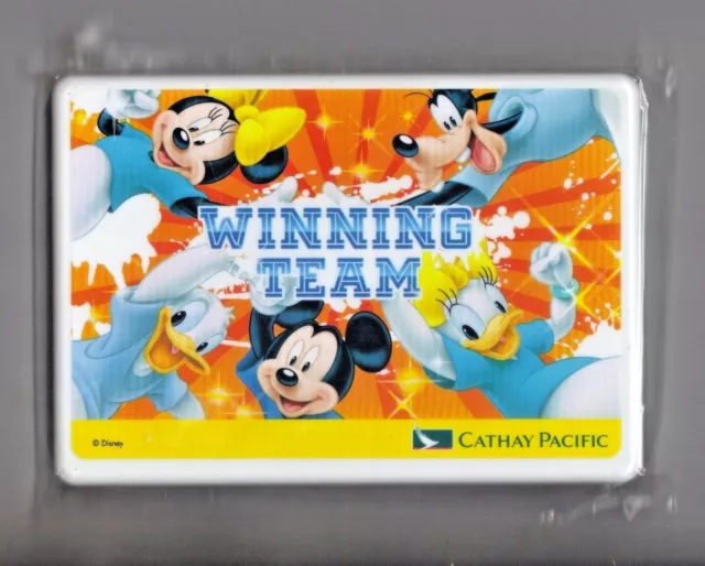 DISNEY Children's Inflight Game WINNING TEAM NOS SEALED Cathay Pacific Airlines