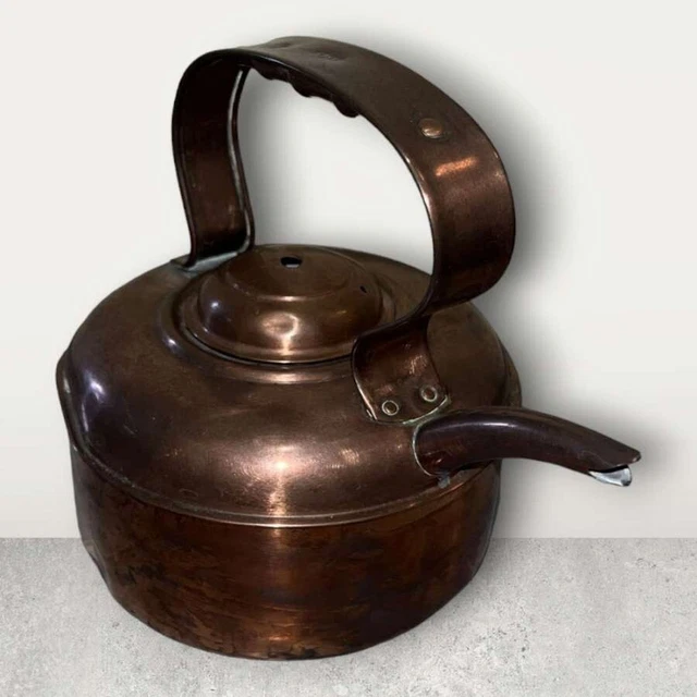 Bouilloire Spirituelle Victorienne Antique en Cuivre et Laiton, 1880 en vente sur