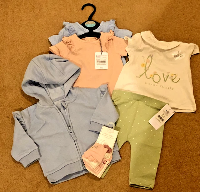 BNWT Baby Girls Bundle Age 0-3 Months NEXT, TU 10 items in total