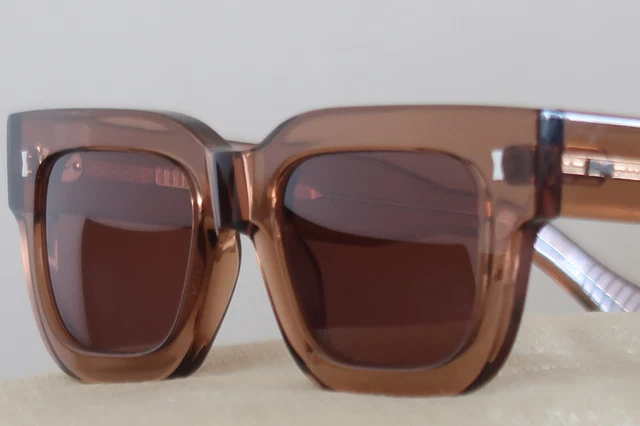 Cubitts Milner Sunglasses Translucent Brown Chrome A Holiday And Fashion Classic