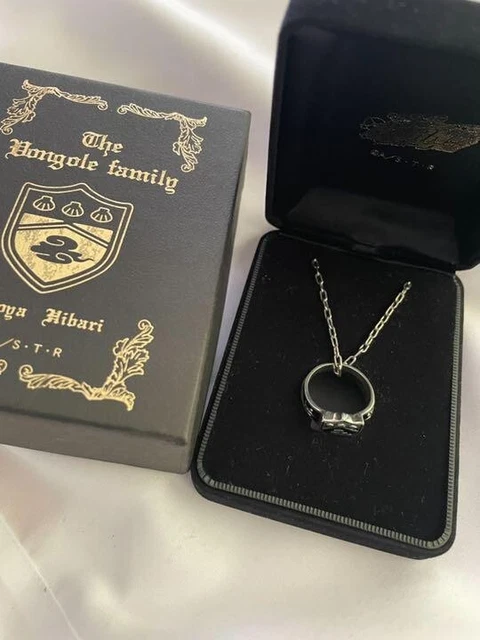 katekyo hitman reborn vongola Family ring necklace Cloud Kyoya Hibari used