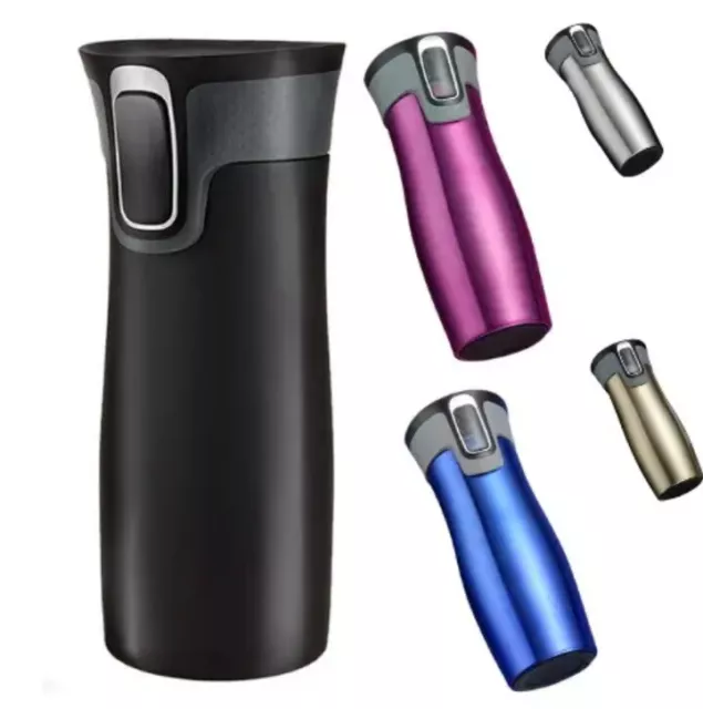 16 oz. AutoSeal Insulated Stainless Steel Travel Mug. cup