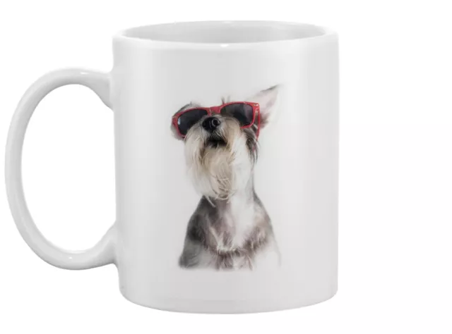 Schnauzer With Glasses Mug -Image by Shutterstock