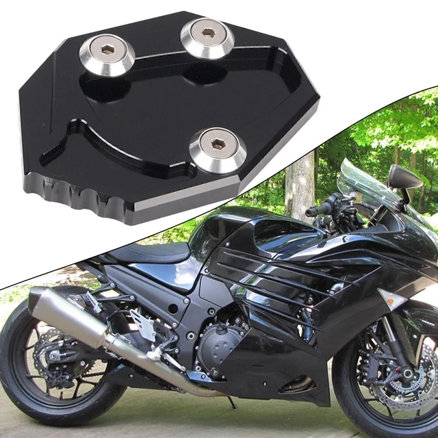 Estensione piastra kick stand parti lato bastone alluminio lavorato a CNC 1 pz