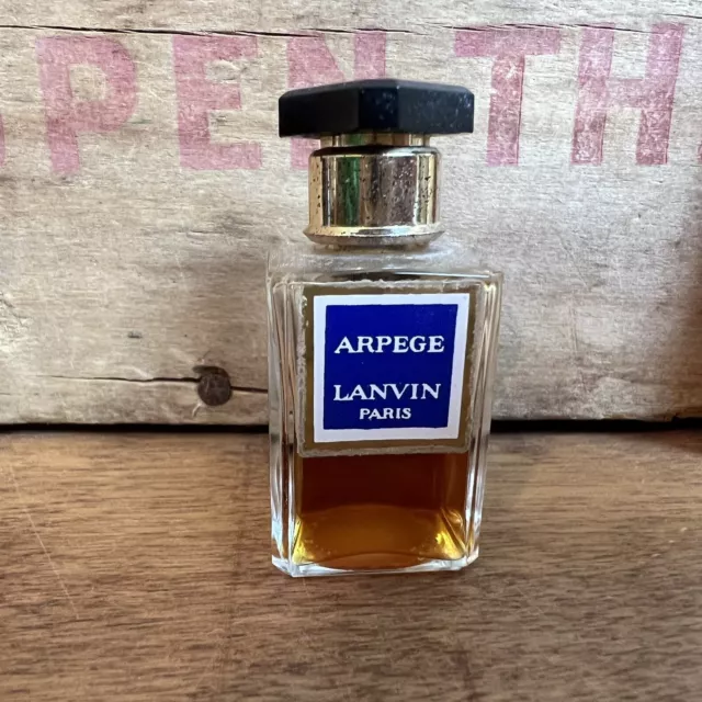 ARPEGE LANVIN Vintage Mini Parfum Miniature Perfume Bottle Paris France