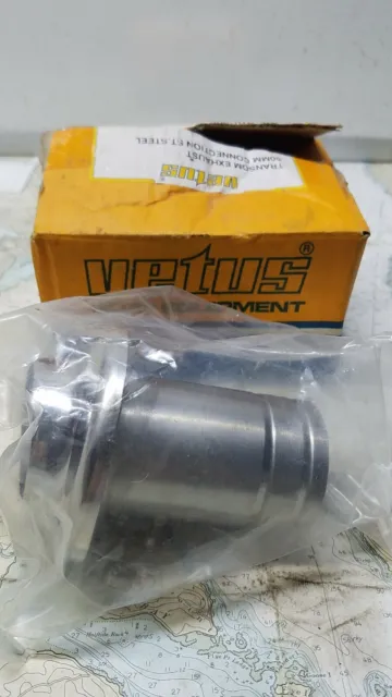 Vetus TRC50S 50mm Stainless Steel Transom Exhaust Connection
