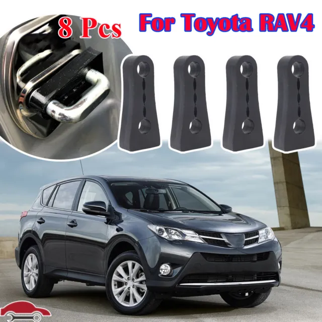 8Pc For Toyota RAV4 Car Sound Deadener Damper Door Lock Buffer Parts Accessories