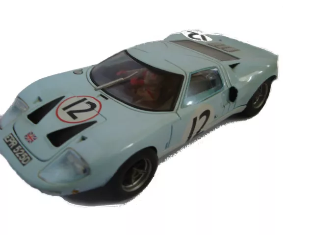 coche slot scalextric ford gt 40 fly made in spain 24 horas de le mans